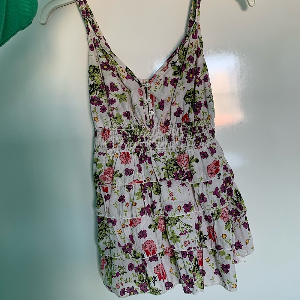 Adjustable Floral Shirt